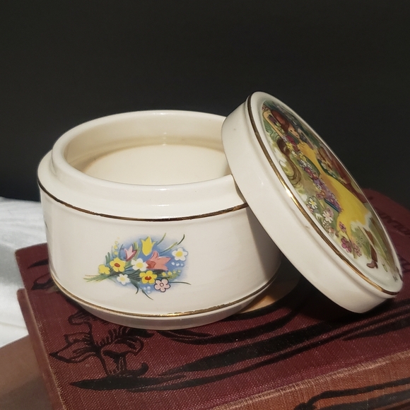 Vintage Sadler Trinket Box Lidded - Picture 6 of 10